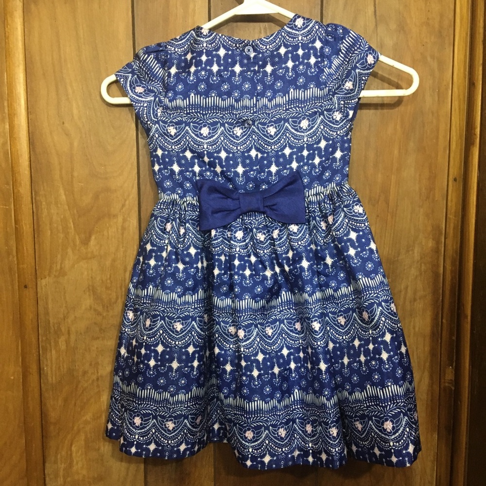 Blue Patterned Dress - Picture 2 of 2